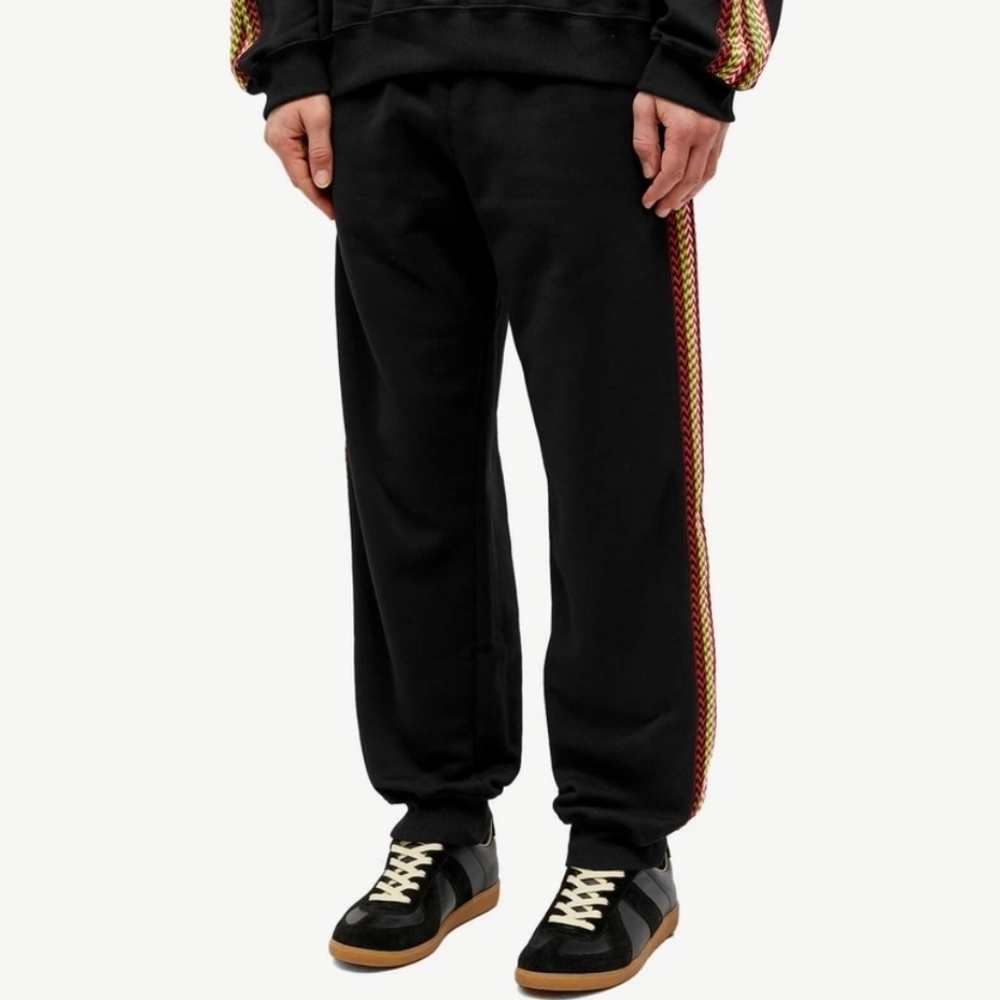 Lanvin Side Curb Cotton Trackpants - Picture 2 of 14